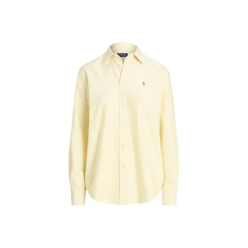 Polo Ralph Lauren SS24 Рубашка Женские THREE Pillar Door Желтый