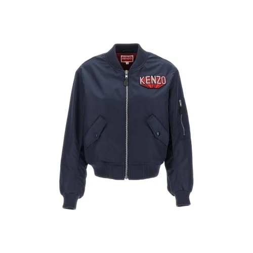 KENZO FW23 Куртки и Пальто Женские Синие