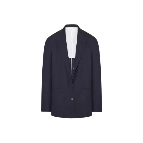 THE ROW Темно-синие Женские Куртки