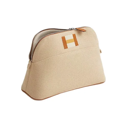 HERMES Bolide Полиэстер Путешествие Сумка для хранения Средняя Женская Мед