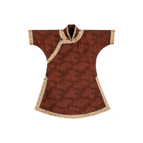 YICHENGFENGXU Рубашка Женская Каштановая с отделкой