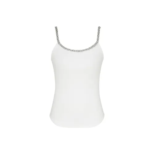 Zimmermann FW24 Топ на бретелях Женский Айвори Белый