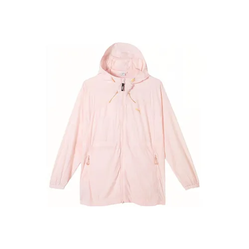 PUMA UV WINDBREAKER Куртки и Пальто Женские Светло-Розовые