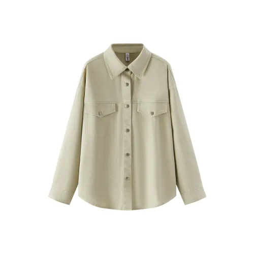 SEM/R Шалфейно-зеленый 40082 Женские Рубашки