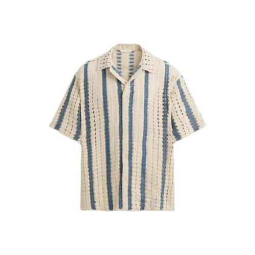 ZARA Blue Men's Shirts ZARA Синие Мужские Рубашки