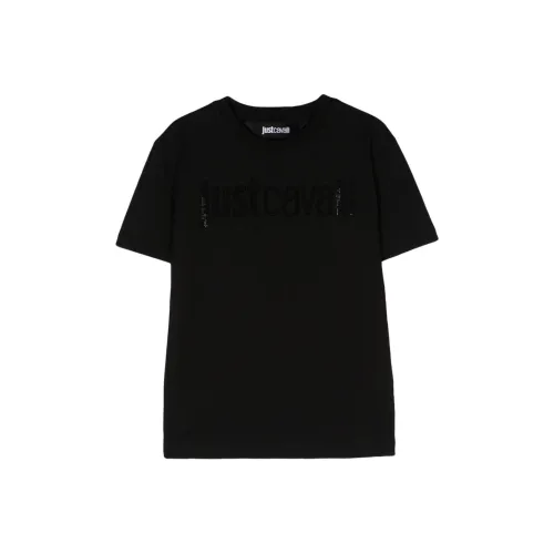 Just Cavalli Черные Женские Футболки