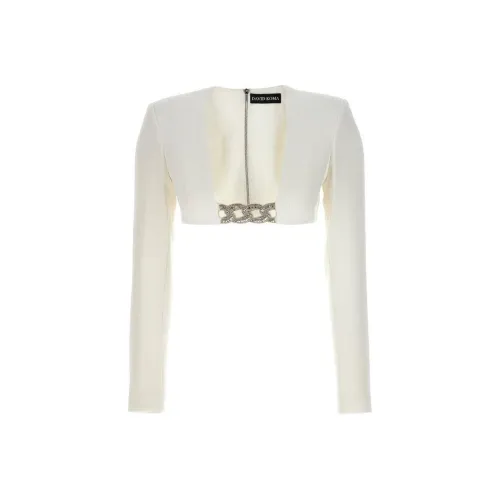 DAVID KOMA Куртки Пальто Женские Белые