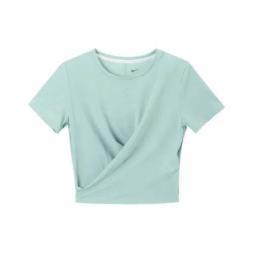 NIKE Минеральный Женские Короткие Топы