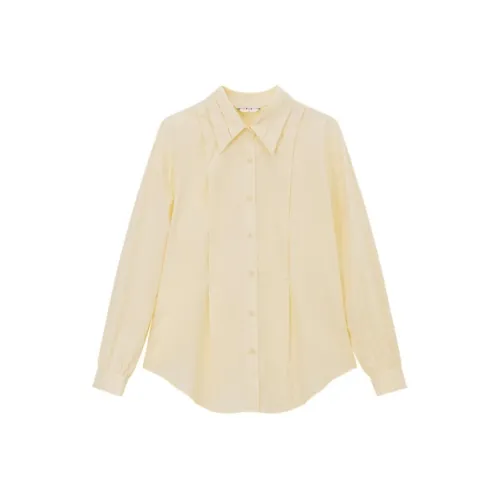 Pit Светло-желтые Женские Рубашки