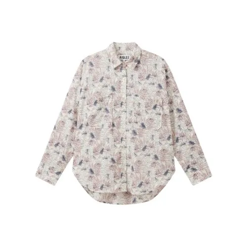 AIGLE Розово-белые Женские Рубашки
