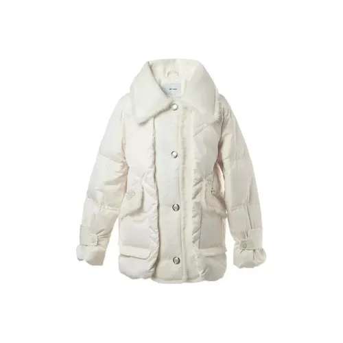 LOFT SHINE Экрю Женские Пуховики