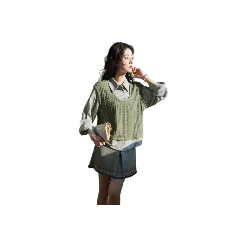 MISHOW Рубашка Женская Матча Зеленая