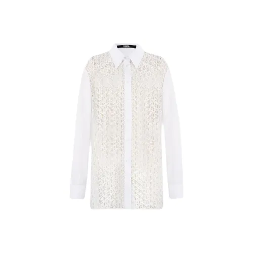 Karl Lagerfeld Рубашка Женская Белая