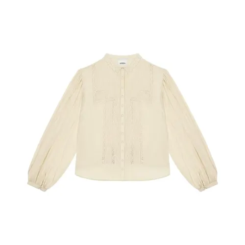 ISABEL MARANT Ванильные Женские Рубашки