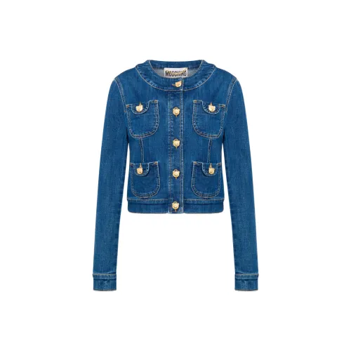 MOSCHINO Синие Женские Куртки