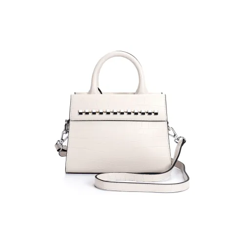 COURONNE Сумка из коровьей кожи с одним плечевым ремнем Женская Элегантная Черная Моранди Серый