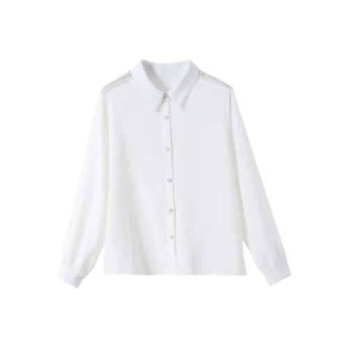 Huagaa Белые Женские Рубашки