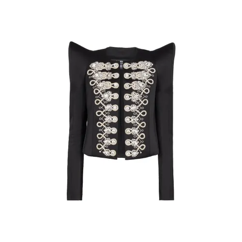 BALMAIN Черные Женские Куртки