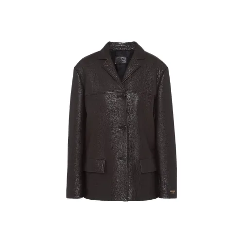 PRADA Коричневые Женские Куртки