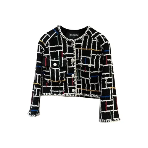 CHANEL Куртки и Пальто Женские Черные