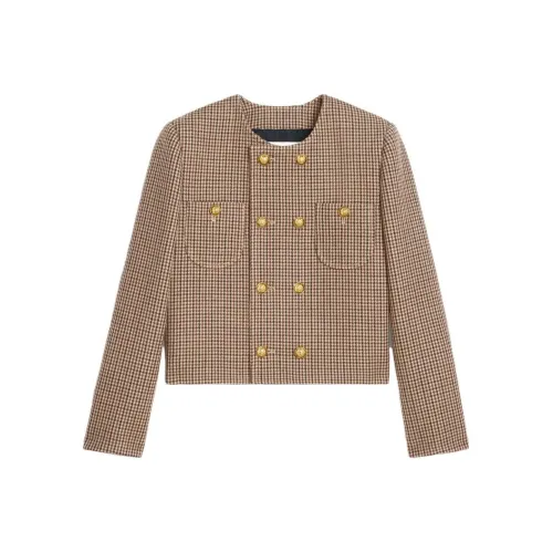 CELINE Бургундские Женские Куртки