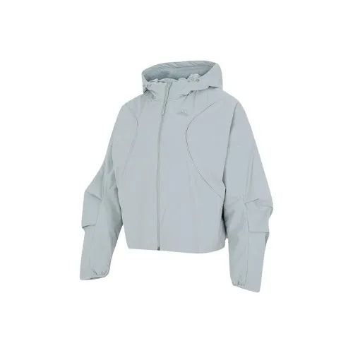 Adidas Серо-голубые Женские Куртки