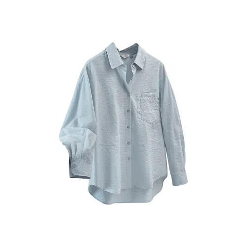 Cypress House Рубашка Женская Светло-Синяя
