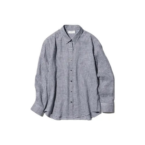 UNIQLO Темно-синие Женские Рубашки