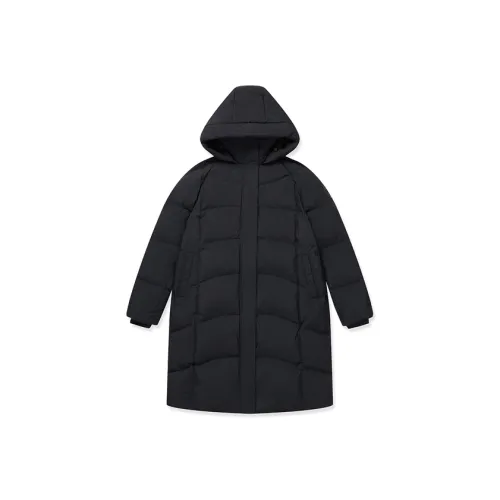 Erke Comprehensive Training Collection Sports Lifestyle Collection Пуховик Женский Глубокий Черный