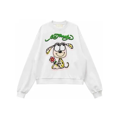 Ed Hardy Белый Женские Свитшоты