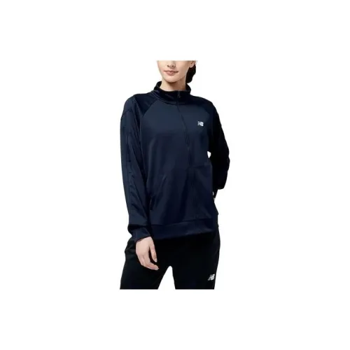 New Balance Relentless Темно-синие Женские Куртки
