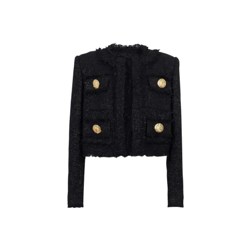 BALMAIN Куртки и Пальто Женские Черные