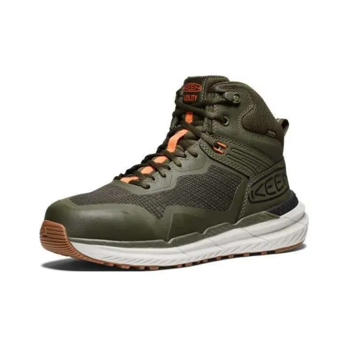 KEEN Synchro MID Топ Походная обувь Мужской Зеленый