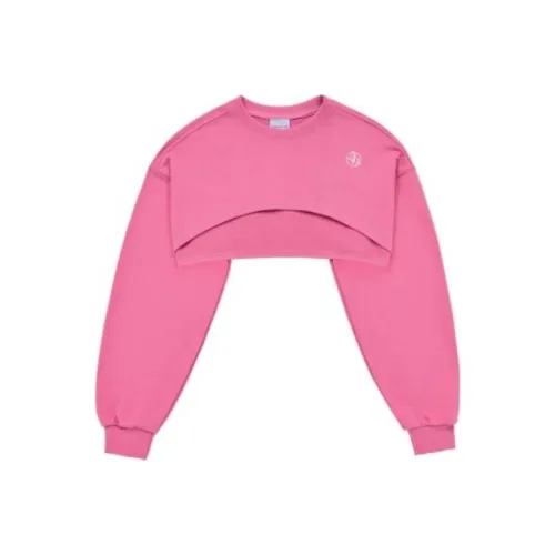 Acme De La Vie ADLV Круг Новый Symbol Логотип Bilero Sweatshirt Темно-розовый Толстовка Женские Неон