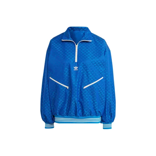 Adidas Originals Adicolor 70s Куртка Женская Полу-Флуоресцентный Синий