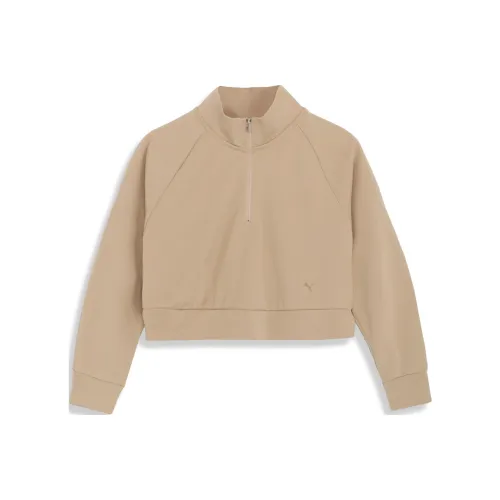 PUMA Толстовка Женская Жареный миндаль