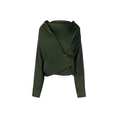 Lemaire Зеленые Женские Рубашки