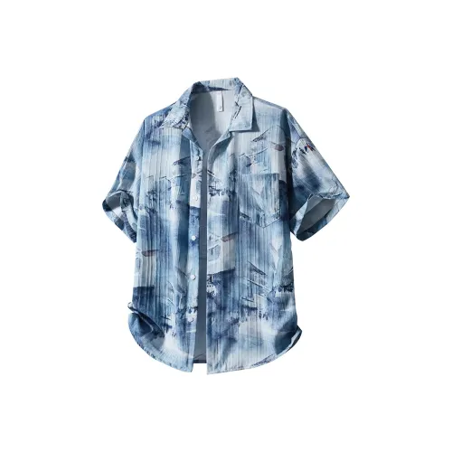 Hebrides Синий Женские Рубашки