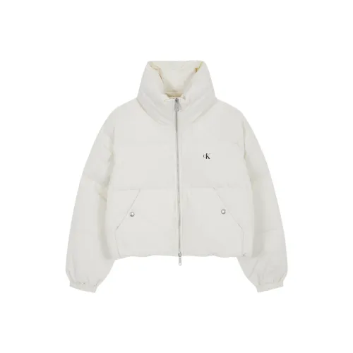 CALVIN KLEIN Пуховик Женский Белый