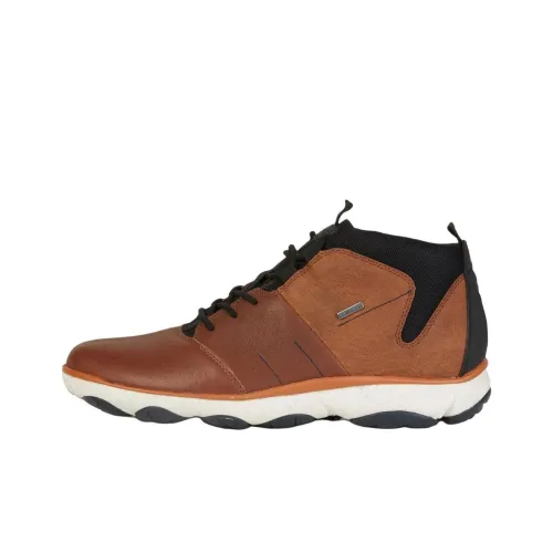 GEOX AMPHIBIOX Casual Mid Top Коричневый Мужской