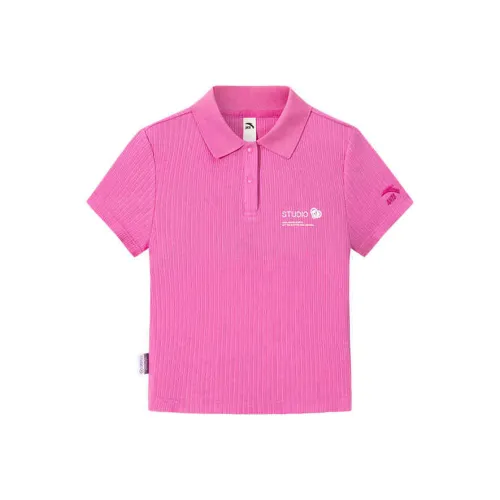 ANTA Life Collection Поло Женское Дикий Розовый