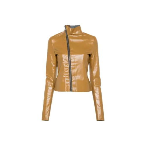 RICK OWENS совместный бренд RO Куртки Пальто Женские Желтые