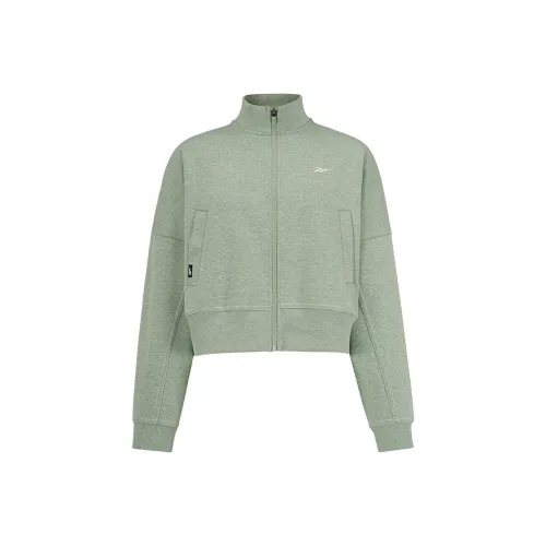 Reebok Светло-армейский зеленый Женские Куртки