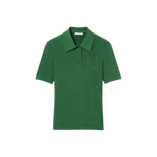 LACOSTE Поло Женское Зеленое