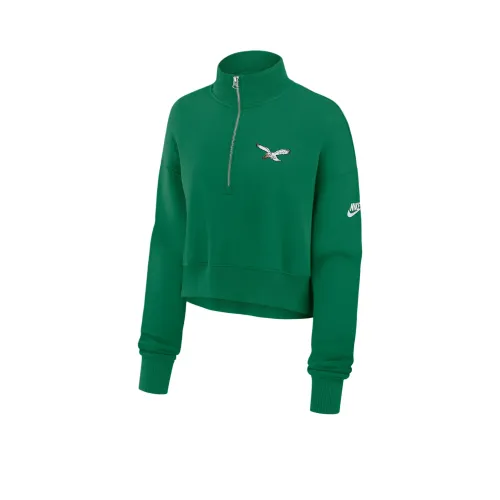 nike NFL FW24 Philadelphia Eagles Rewind Phoeni Толстовка Женская Сосновый зеленый