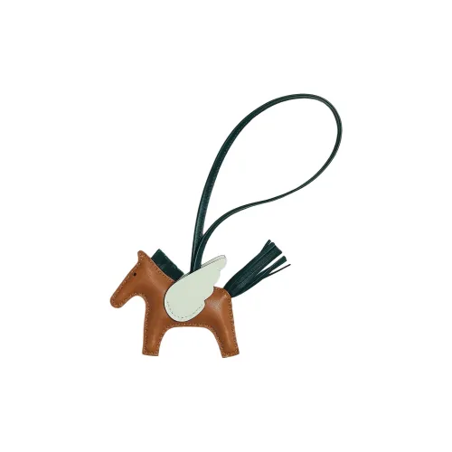 HERMES Rodeo Pegase Milo (фиолетовый) Lambskin Swift кожа Bag Charm сумка аксессуар маленький женский коричневый яшма