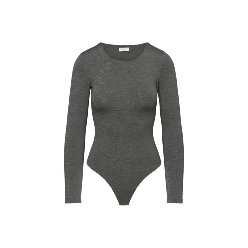 Aritzia Тень Crew Длинный Рукав Комбинезон Женские Вереск Уголь Фиби Женнан Уголь