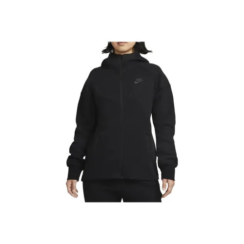 Nike WINDRUNNER Sportswear Tech Fleece Куртка Женская Черная