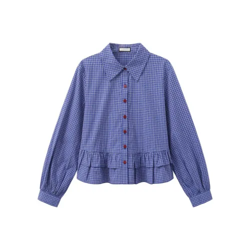 BDGU Синие Женские Рубашки