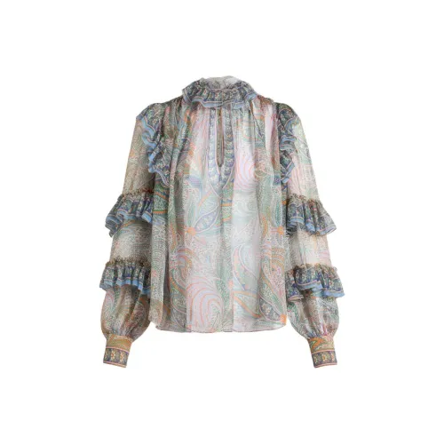 ETRO Многоцветные Женские Рубашки